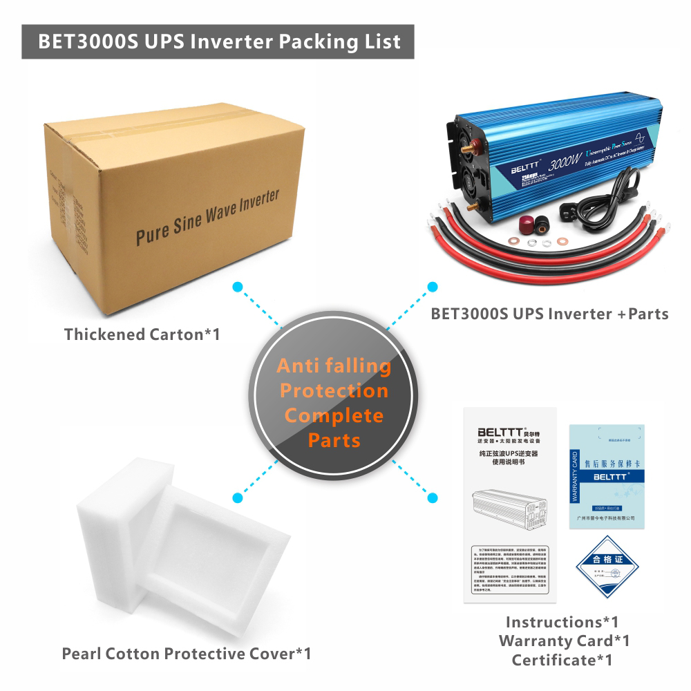 BELTTT 3000W ups inverter